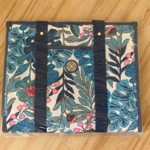 NIP Lilly Pulitzer GWP tote bag in best fronds forever - Picture 2 of 4